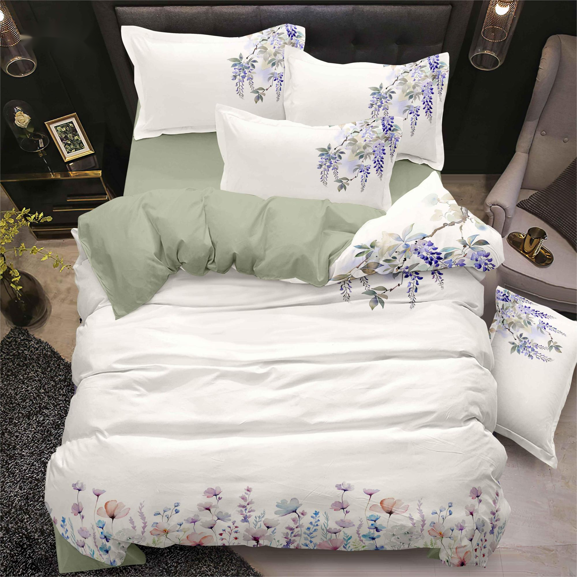 Flos Digital typis lectum sheet set Vibrant consolationis