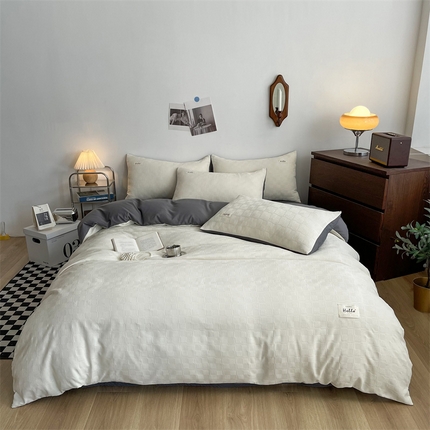 Polyester lectulo set Minimalist Smooth Design
