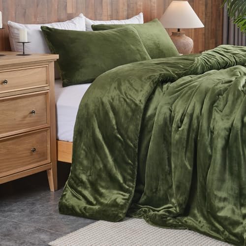 Silva Green holoserica consolator pone - Ultra Mollis Quilted 3-Piece Stramenta Set