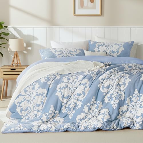 Burnout Typis Flannel Winter Consolator Bohemus Plush Quilt cum Ultra-Soft Microfiber Backing, Warm All-Tempus Bedding